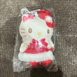 Limited Edition Christmas Hello Kitty Keychain plush toy